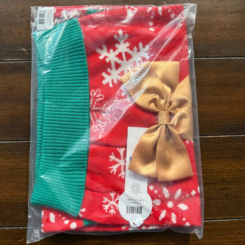 Dog Ugly Christmas Sweater Size XL